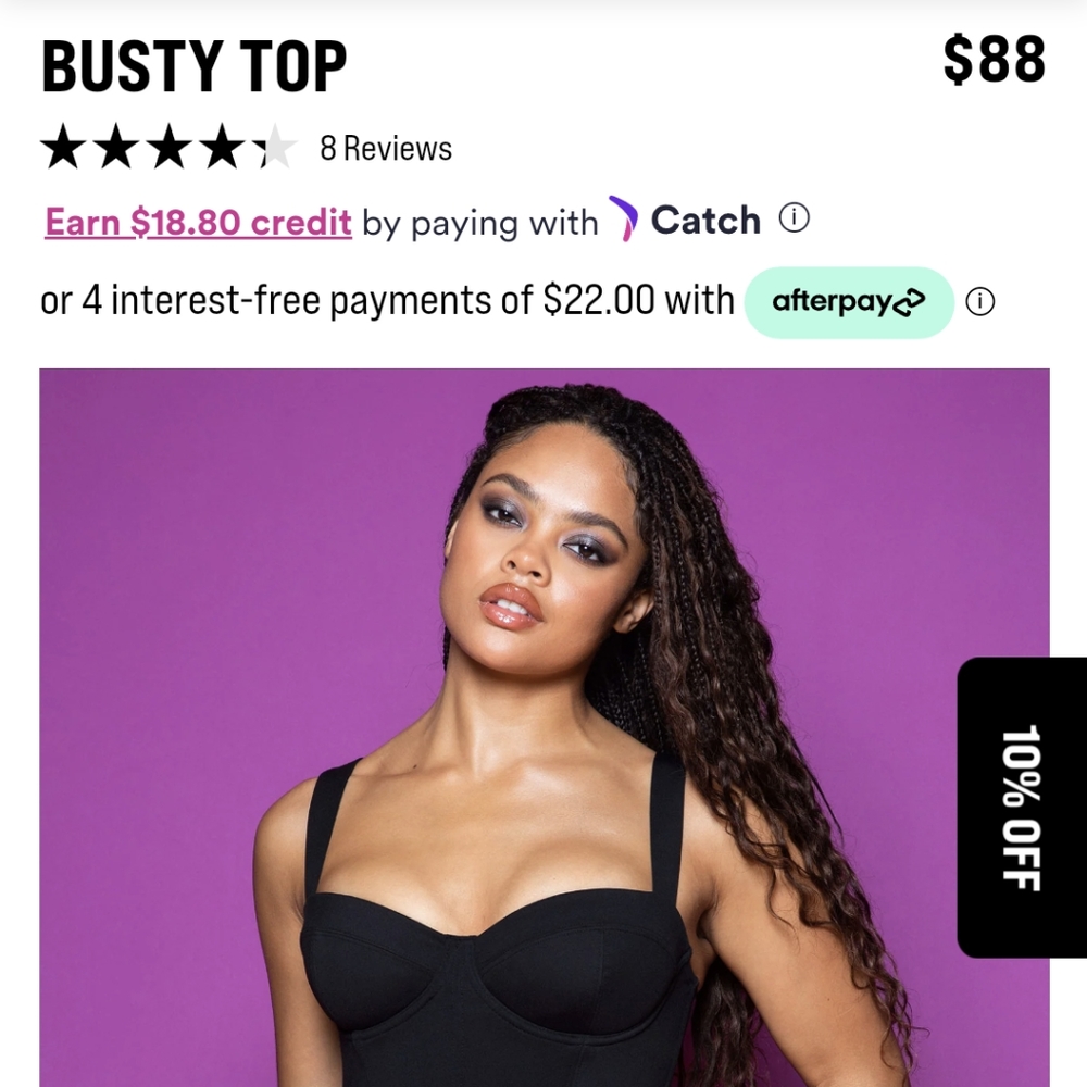 Ta3 busty top with padding